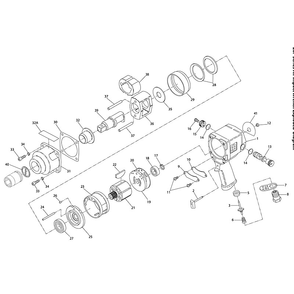Part Location Diagram of 1720P-230 Ingersoll Rand Plate Hous